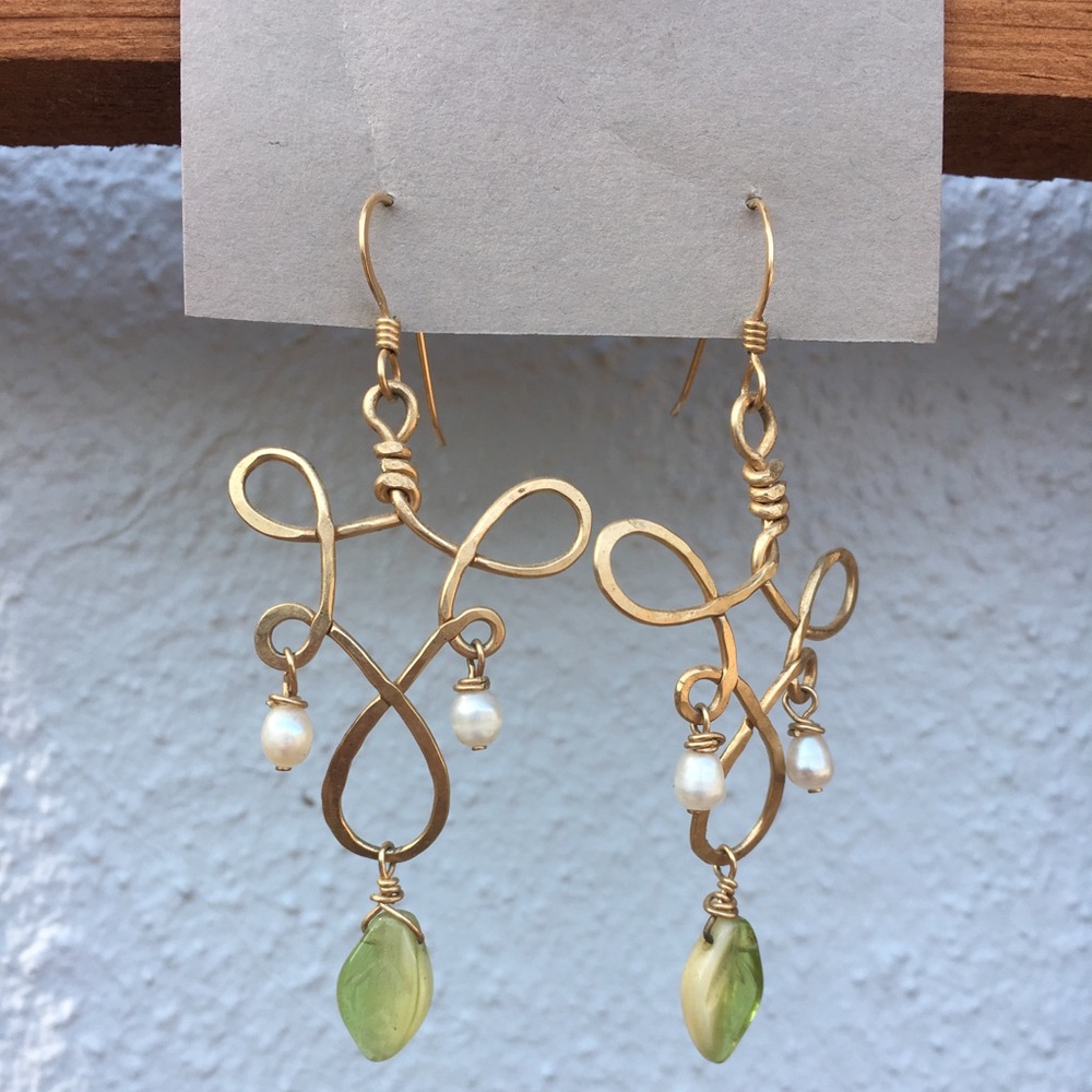Boho Wire Wrap Earrings